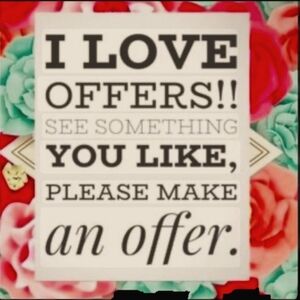 Decorative Floral Sign with Offer Message